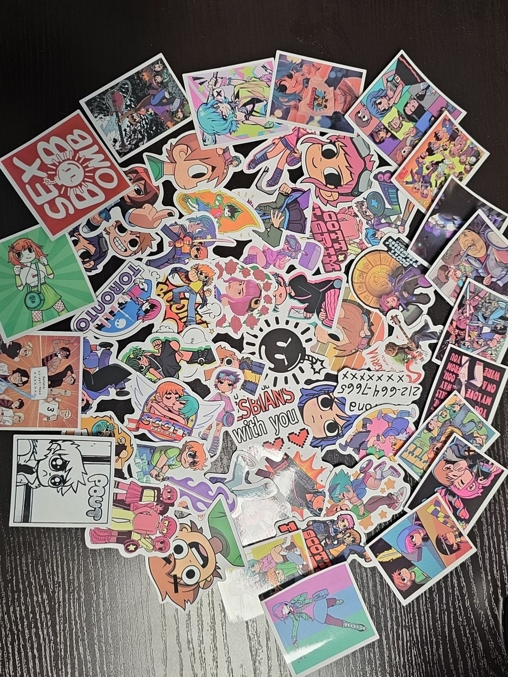 Colorful Mixed Cartoon Sticker Pack